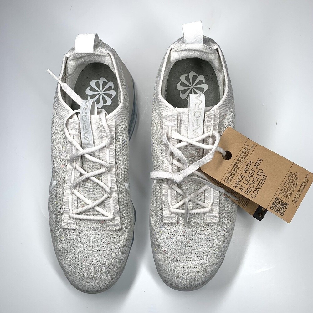 Nike Air VaporMax Flyknit 2021 Phantom White DJ9975-001 Women’s Shoe Size 11.5 - Picture 3 of 11